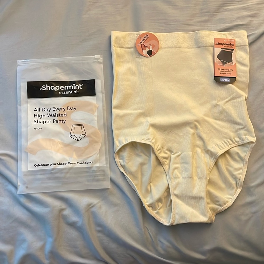 SHAPERMINT All Day Every Day High-WAISTED Shaper Panty - NWT. Size XL/2/XL.